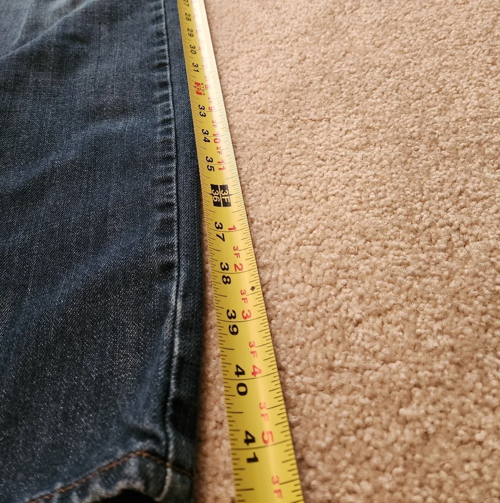 Lucky Brand 181 Relaxed Straight Mid-rise Men's Blue Jeans - Size 38x32 - Picture 8 of 11